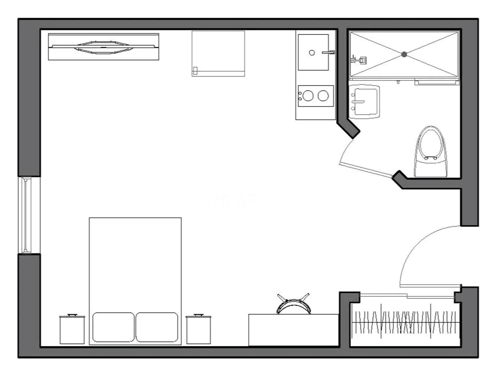 2nd floor studio floor plan